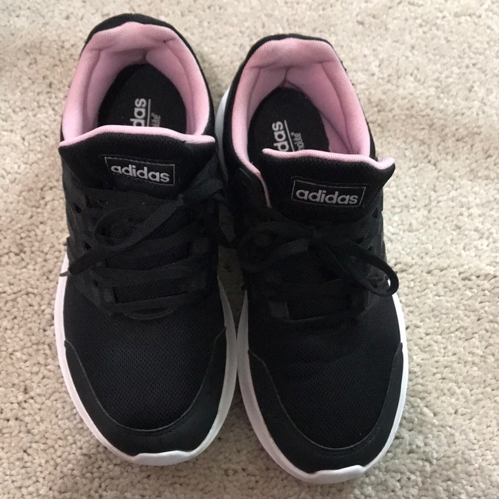 Adidas Ortholite black/pink women’s sneakers Sz 6